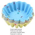 thumbnail image 4 of 5Pcs Baking Mold Non-sticky Easy Demoulding Stackable Egg Tart Donut Muffin Cup for Kitchen, 4 of 4