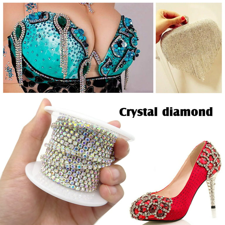 Sew Crystal Rhinestone Pink, Big Rhinestone Crystal Craft