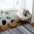 thumbnail image 6 of My Magic Carpet Machine Washable Chelsea Tribal Aztec Dark Grey 2.5x7 Runner Rug - Non-Slip Indoor Rugs for Kitchen, Hallway, 6 of 6