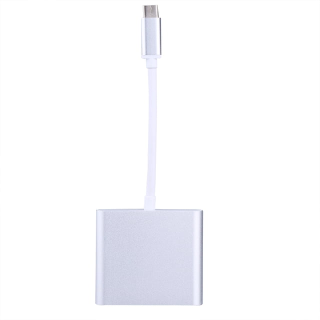 Multifunctional Multiport USB C Adapter, USB Cable, 3 In 1 HDTV LCD Monitors Projector For Connecting TV