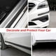 thumbnail image 5 of Plata - (3 cm-1 m) 2 protectores de umbral de puerta de fibra de carbono universales, protectores de umbral de puerta autoadhesivos para SUV, camiones, protectores de umbral de puerta..., 5 of 5