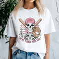thumbnail image 3 of Halloween Shirt,In My TBall Mom Era Skeleton Baseball, Happy Halloween Shirt , Ghost Pumpkin Tshirt, Funny Holiday Gift,Horror Witchy, 3 of 5