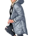 thumbnail image 4 of Vedolay Women's Winter Coats Casual Fall Coat Cardigan Open Front Fall Coat Blue,M, 4 of 5