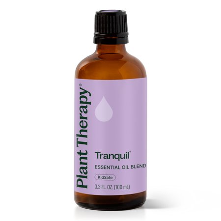 Plant Therapy Tranquil Essential Oil Blend - Peace & Calming Blend 100% Pure Undiluted Natural Aromatherapy Therapeutic Grade 100 mL (3.3 oz)