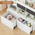 thumbnail image 5 of Danolapsi Toy Storage Organizer 47.8in Kids Bookshelf with Drawers Modern Bookcase with Cubbies Floor Storage Cabinet Wooden Toy Chest Playroom, Classroom, Nursery, Kids Room, 5 of 9