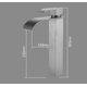 thumbnail image 4 of Grifo de Baño y Cocina TUNC Efecto Cascada Acero Inoxidable 304 Diseño Elegante Sencillez, 4 of 4