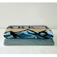 thumbnail image 3 of Hunting Deer Throw Blanket for Couch Woodland Animal Fleece Blanket, Wild Moose Elk Sherpa Blanket Vintage Barn Door Stripe Blanket, Rustic Farmhouse Lodge Cabin Bed Blanket, 3 of 6