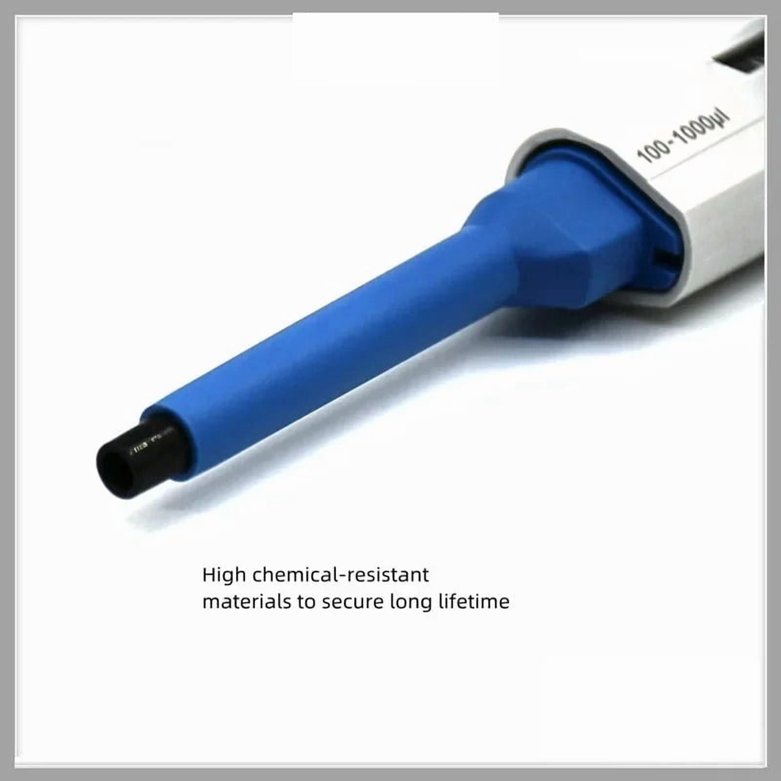 Single Channel Manual Adjustable Pipette 2-10ml Pipettor Pipet 0.1-2.5ul/0.5-10ul/20-200ul/100-1000ul Come With Tips , High-Accurate