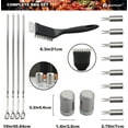 thumbnail image 3 of ROMANTICIST 20pcs Professional BBQ Accessories Set - Heavy-Duty Stainless Steel Grill Tool Kit, Perfect Holiday Gift for Christmas & Fall & Winter Grilling, Camping & Family Gatherings, 3 of 8