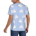 thumbnail image 2 of Vsdgher Cute Poodle Dog Mens T-Shirts Baseball Vintage Fashionable Lightweight Casual Crew Neck Slim Fit with Long Sleeves-Small, 2 of 7