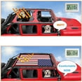 thumbnail image 4 of Shadeidea JL Sun Shade compatible with Jeep Wrangler Top Sunshade, JLU Front & Rear -( Black Mesh Screen, NO FADED Flag ) Cover (2018-Current), UV Blocker -10 Years Warranty, 4 of 5