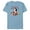 Ocean Blue, variant on Disney Princess Snow White and Animal Friends Sweet-Natured - Short Sleeve Blended T-Shirt for Adults - Customized-Yellow