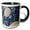 Black/White, variant on 3drose, Usa, Washington, Olympic Np, Railto Beach, Stones, 15oz Mug