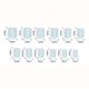 thumbnail image 2 of Kit de decoración de uñas KAIYANG 24 uñas postizas tamaño mediano punta francesa cristal, 2 of 5