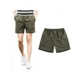 thumbnail image 2 of Men Casual Comfy Shorts Baggy Gym Sport Jogger Sweat Beach Pants Multicolor, 2 of 6