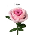 thumbnail image 4 of Ramo de flores con varillas trenzadas, manualidades, paquete de Material DIY, flores decorativas hechas a mano para amantes del aniversario, hogar, claro, 4 of 8