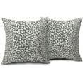 thumbnail image 2 of Gray Leopard Print Pillow Covers 16x16 Inch Set of 2 Cheetah Animal Spots Decorative Throw Pillows for Couch Farmhouse Square Pillow Cases Home Decor for Living Room Sofa Bed Porch Outdoor, 2 of 6