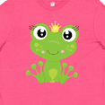 thumbnail image 4 of Inktastic Cute Frog, Green Frog, Frog Princess, Crown Youth T-Shirt, 4 of 5