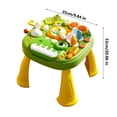 thumbnail image 3 of Baby Activity Table Baby Toy Musical Learning Table Dinosaur Baby Activity Center Educational Learning Baby Toys Boy and Girl Birthday Gifts, 3 of 9