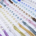 thumbnail image 5 of Curtain Tiebacks, Acrylic Pearl Beads Curtain Holdbacks, Outdoor Farmhouse Tie Backs for Curtains, Curtain Holders for Drapes Home Office Decor, Purple, 5 of 7