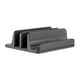 thumbnail image 5 of Soporte vertical para computadora portátil, base para escritorio, soporte para teléfono, fácil de usar, soporte vertical para computadora portátil, Gris, 5 of 10