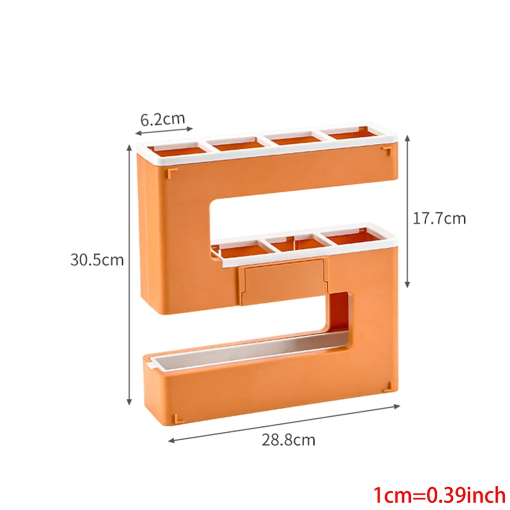 lanema Wall Mounted Umbrella Stand Rack 5-Shape Umbrellas Storage Holder Shelf for Home Office Hotel Hanger Organizer