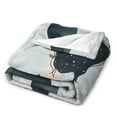 thumbnail image 3 of Ocean Cute Mermaid Blankets Flannel Blanket with Soft Throw Blanket for Couch, Bed, Sofa Luxurious Warm And Cozy for All Seasons, 3 of 8