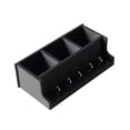 thumbnail image 2 of Estante de almacenamiento de pared para casa de muñecas a escala 1:12, muebles para casa de muñecas en miniatura creativos Negro, 2 of 6