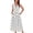 White, variant on Womens Polka Dot Sleeveless V Neck Midi Dress Adjustable Waist A Line Swing Dress With Pockets Casual Flowy Summer Party Dress For Daily Vacation And Work Wear