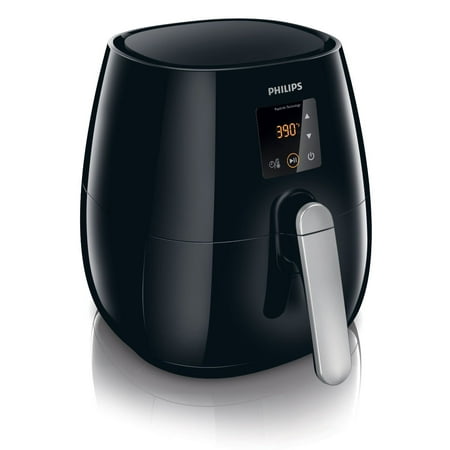 Philips Viva Digital AirFryer Low-Fat Fryer Multicooker w/ Rapid Air Technology - Black (Certified (Best Oil For Deep Fat Fryer)