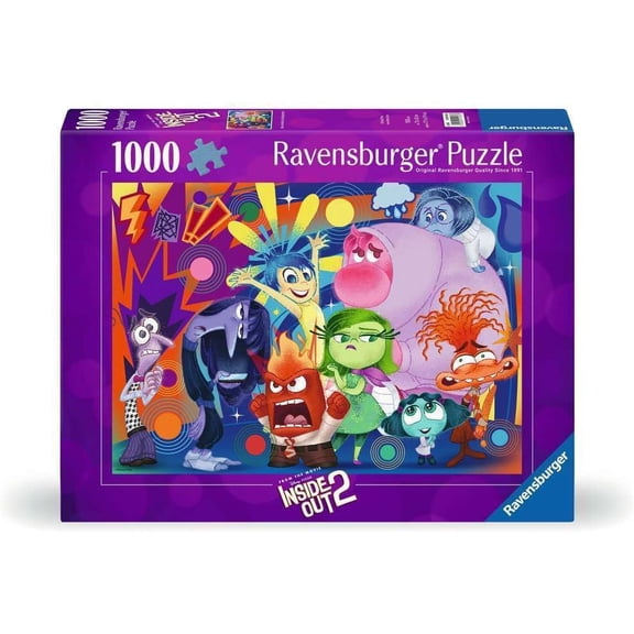 Disney Inside Out 2 - New Emotions at Headquarters | 1000 Piece Jigsaw Puzzle | Explore Vibrant Imagery | Perfect for Disney Fans