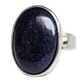 thumbnail image 4 of Anillo de Cristal Natural Zulema piedras preciosas ovalado, 4 of 5