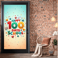 thumbnail image 5 of LUUFILx Happy 100 Days of School Banner Classroom Decor Festive Backdrop School Celebration Decoration Party Supplies Photography Props Event Background, 5 of 8