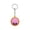Pink, variant on Glowing Dumpling Stress Clicker Keychain Fidget Toy for Anxiety Focus Quiet Portable Keychain Accessory for Work Travel Home