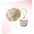 thumbnail image 4 of 1 juego de sombrero de paja de verano, sombreros de playa de verano, gorras de playa para niños, kits de té para niños, atuendo de playa para niños, pajita para niños, 4 of 5