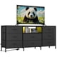 thumbnail image 1 of Qinaqin 8 Cajón Almacenamiento Powerhouse – Say goodbye to cluttered remotes y tangled cables! These spacious fabric drawers effortlessly organize your gaming consoles media accessories linens, 1 of 8