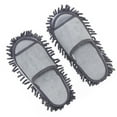 Axio 1 Pair Lazy Cleaning Foot Cleaner Shoe Mop Slipper Microfiber
