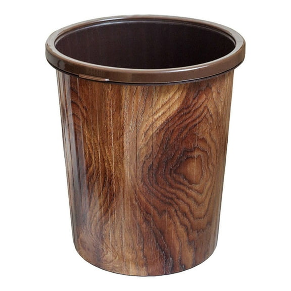 SHOWERORO Brown Rectangular Kitchen Garbage Bin for Home Use, Waste Trash Can, 1 Piece