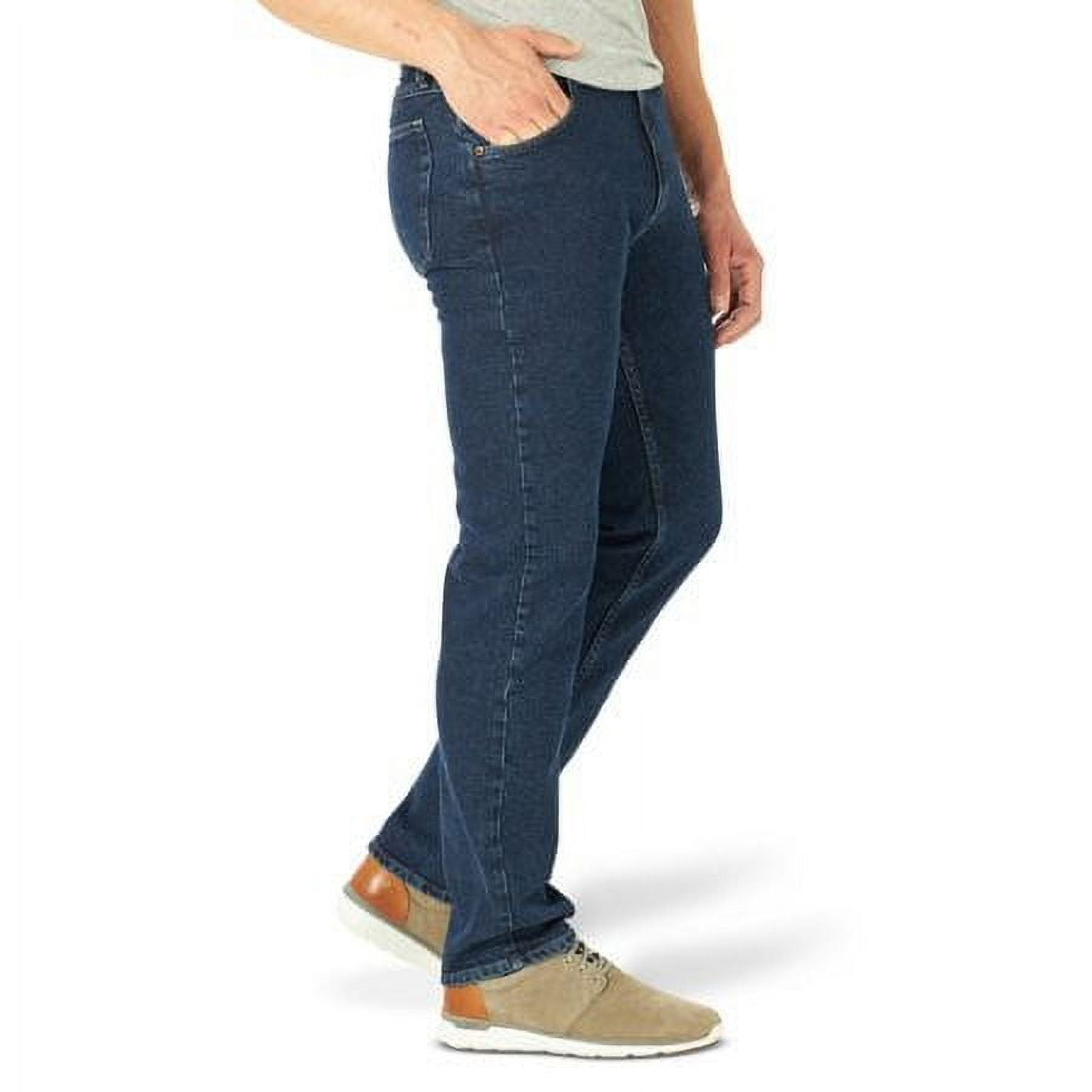 Wrangler Men's and Big Men's Regular Fit Jeans with Flex