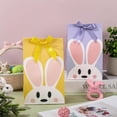 thumbnail image 5 of Party Favor Bags, 36 Count Easter Bunny Pastel Rabbit Paper Treat Bags With Ribbon Bow Stickers, Candy Goodie Bags for Spring Birthday and Baby Shower, 5 of 7