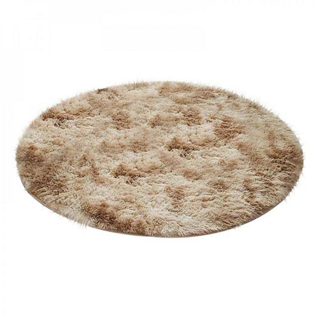 Fluffy Colorful Shag Area Rug Plush Carpet For Kids Girls Living Room Bedroom Decor Multicolor Area Rug () Gradient Rainbow