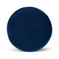 thumbnail image 3 of Baxton Studio Chaela Contemporary Glam and Luxe Navy Blue Velvet Fabric Upholstered and Gold Finished Metal Ottoman, 3 of 7