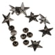 thumbnail image 4 of 20 Piezas De Remaches De Estrella Sunnimix Tachuelas Para Bolso De Cuero Zapatos Artesanales 13 Mm Gris, 4 of 8