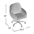 thumbnail image 4 of Furniture of America Allenton Manager's Chair with Has Arms, 225 lb. Capacity, Black, 4 of 7