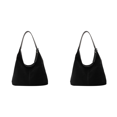 thumbnail image 1 of Bolso Hobo Gamuza para Mujer Hombro Con Cierre Magnético Retro El (), 1 of 4