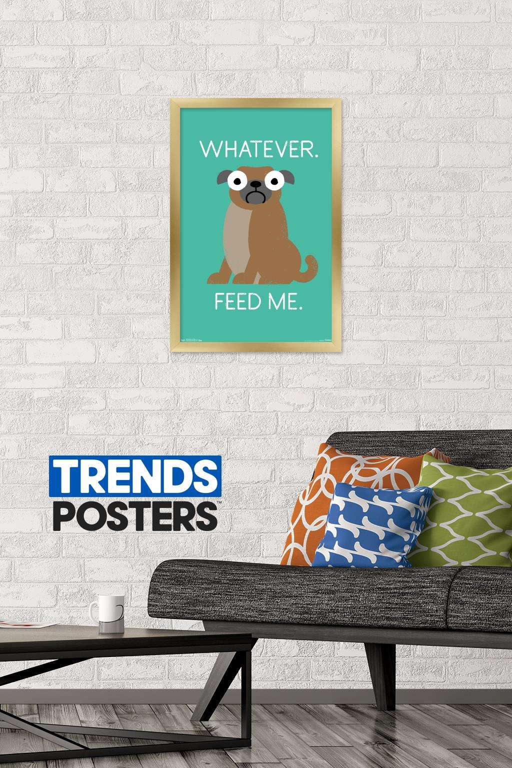 DaVid Olenick - Feed Me Wall Poster, 14.725" x 22.375", Framed