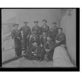 thumbnail image 2 of Historic Framed Print, [U.S.S. Oregon, gunner George Sanderson and crew], 17-7/8" x 21-7/8", 2 of 9