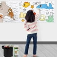 thumbnail image 4 of facefd Rouleau de Papier à Colorier Colorable 30cmx300cm Motifs Riches Art DIY Dessin Animal, 4 of 9