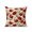 Red,Green,Cream, variant on Outdoor Pillows Waterproof, Spring Floral Bedding Throw Pillows with Insert for Couch Sofa Bed, Red Poppy Green Leaves Botanical 16x16 Inch Pillowcases Decorative Camping Patio Pillow Set of 2