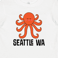 thumbnail image 4 of Inktastic Seattle Octopus Washington Vacation Boys or Girls Baby T-Shirt, 4 of 5